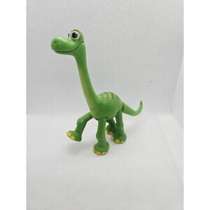 Vtg Disney The Good Dinosaur Posable Figure Arlo Green Brontosaurus TOMY 5”